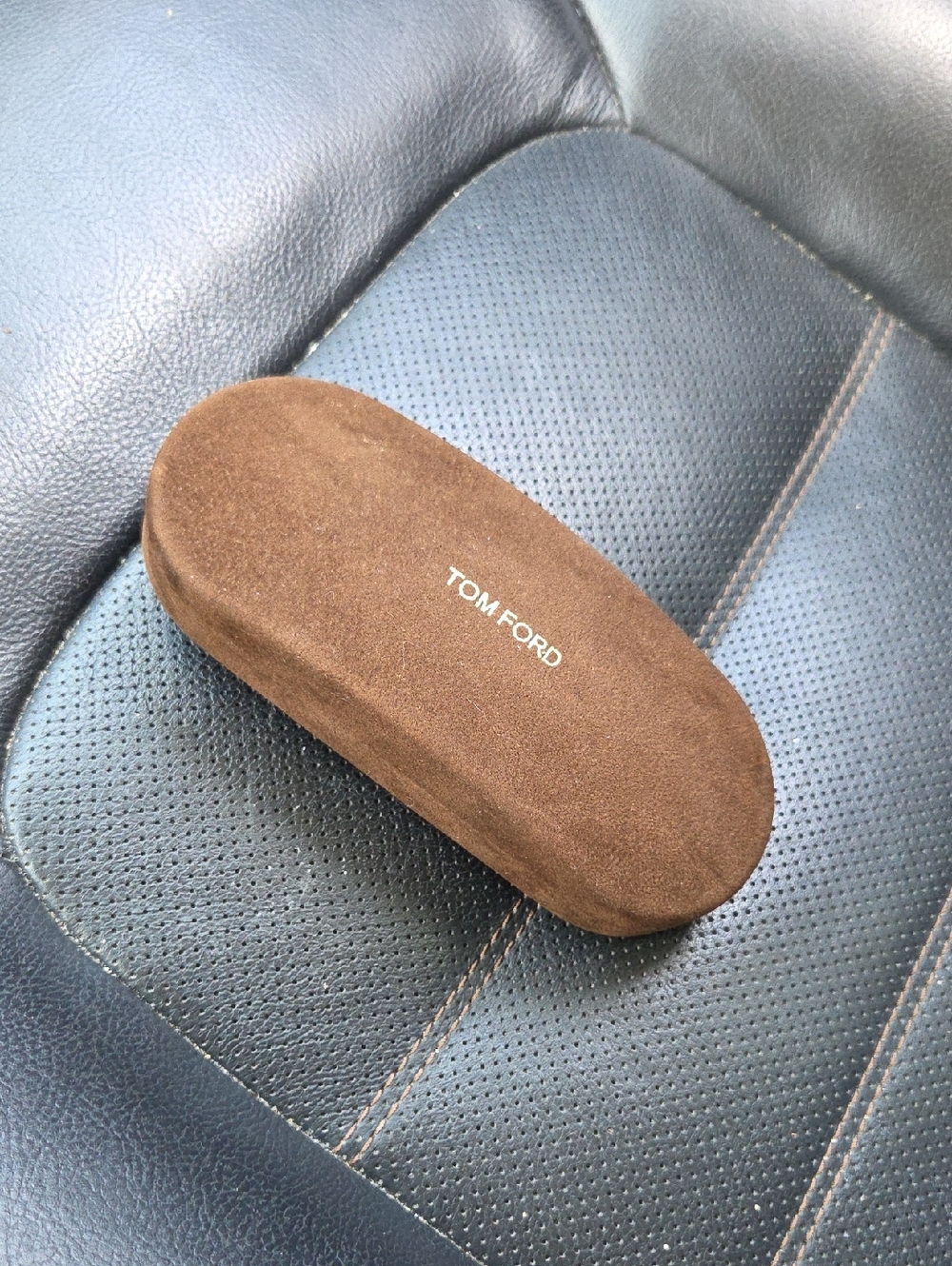Tom Ford Dark Brown Eyeglass Case